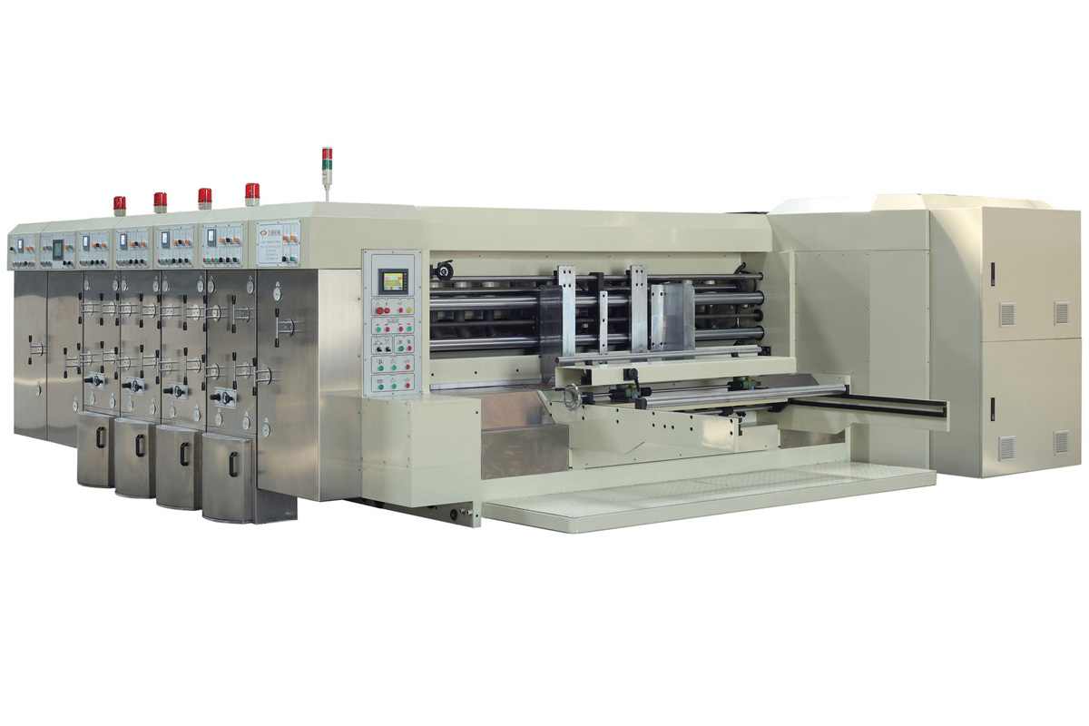 High speed Automatic Flexo Printing Slotting & Die-cutting machine