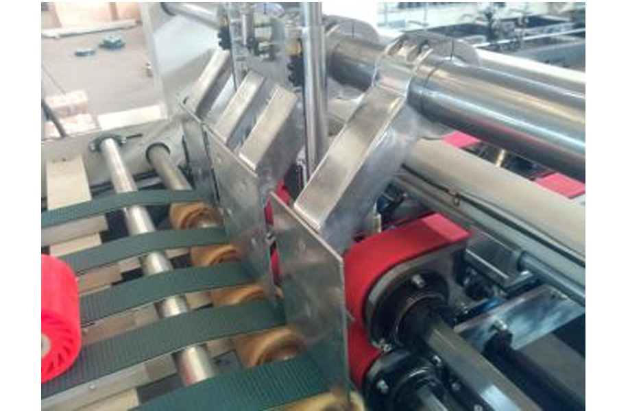 Automatic Corrugated Carton Folder Gluer & Strapping Machine